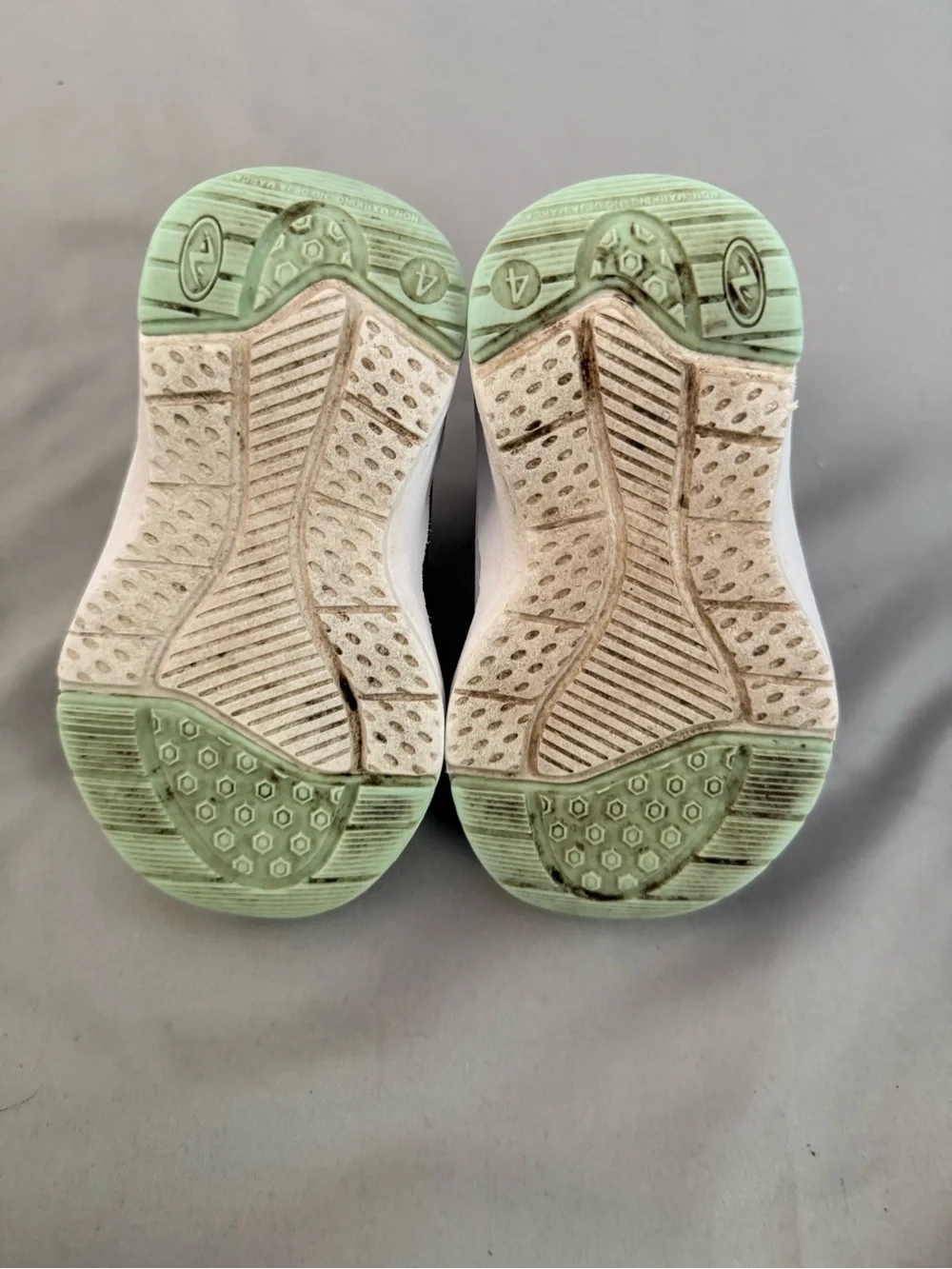 2 Pair Toddler Sneakers-Nike and Athletic Works - Velcro Strap size 4